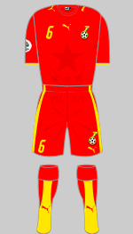 ghana 2006 world cup change kit