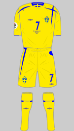 sweden 2006 world cup all yellow kit