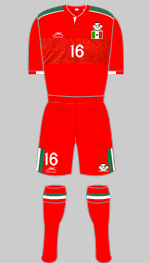 mexico 2012 olympics red kit